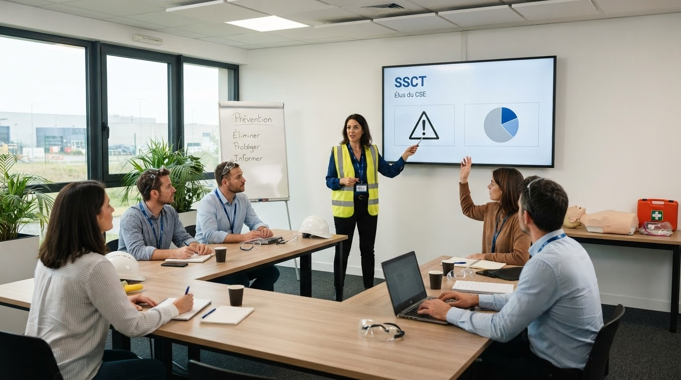 Formation SSCT des élus du CSE, acquérir les réflexes qui protègent réellement les salariés
